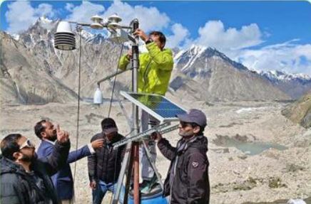 Automated Weather Stations near K2 Base Camp